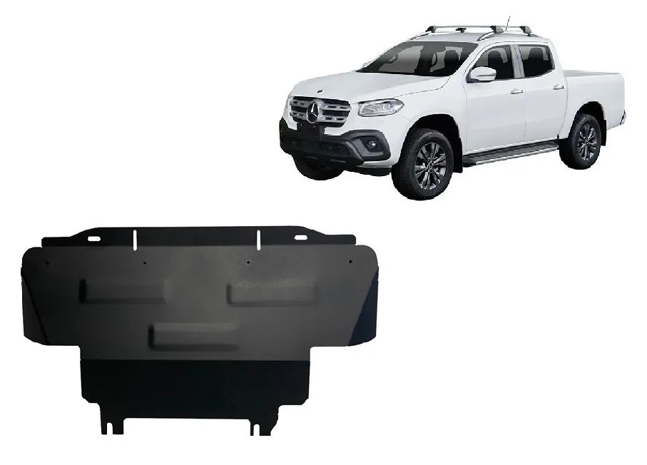Čelična zaštita hladnjaka za Mercedes X-Class W470			 2017-2020
