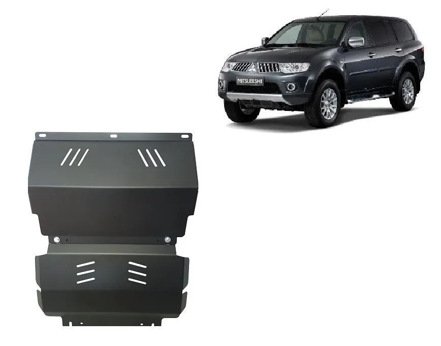 Šuspleh zaštita motora i hladnjaka za Mitsubishi Pajero Sport 2			 2008-2016