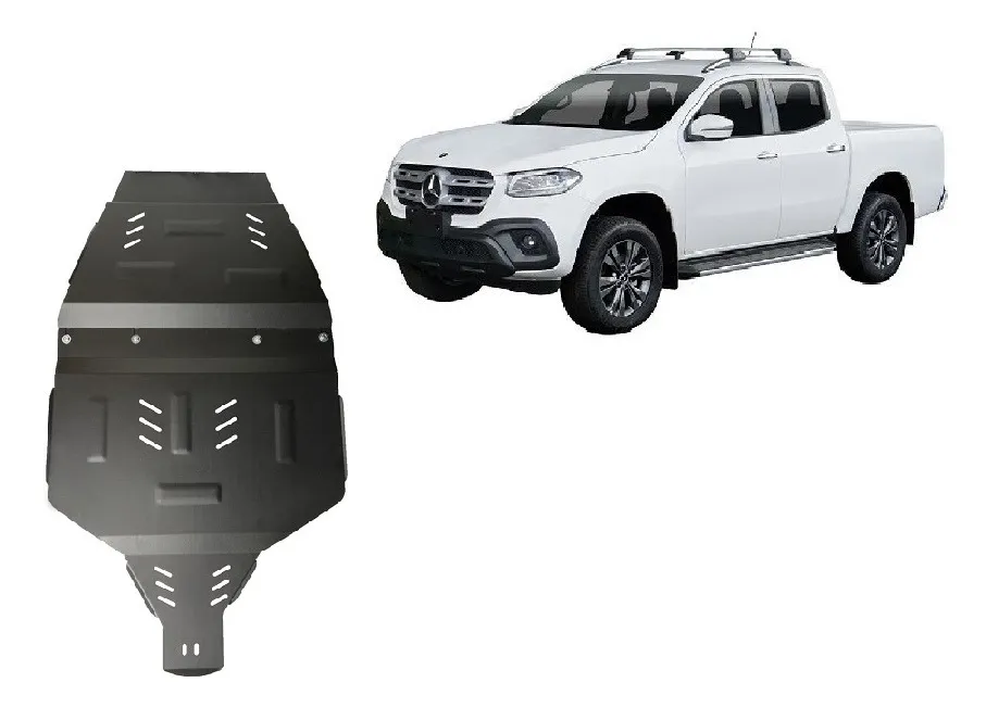 Čelična zaštitna ploča mjenjača i diferencijala za Mercedes X-Class W470			 2017-2020