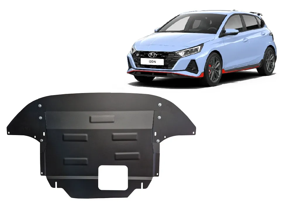 Steel skid plate for Hyundai i20 2021-2026