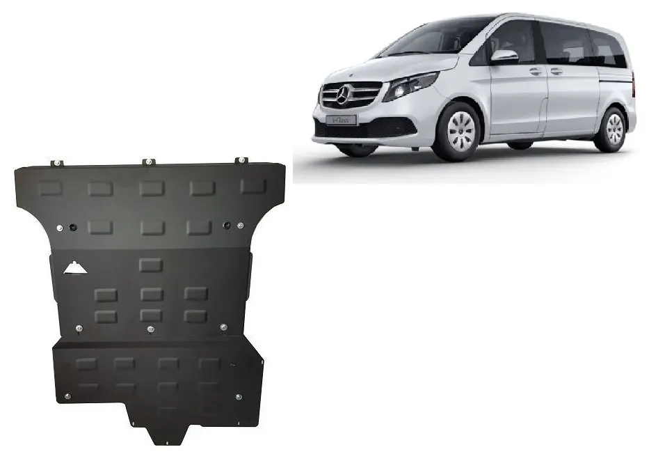 Šuspleh zaštita motora za Mercedes V-Class W447, 2.2 D, 4x4			 2020-2026