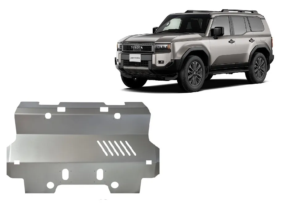 Aluminijska zaštita hladnjaka za Toyota Land Cruiser 250		 2024-2026