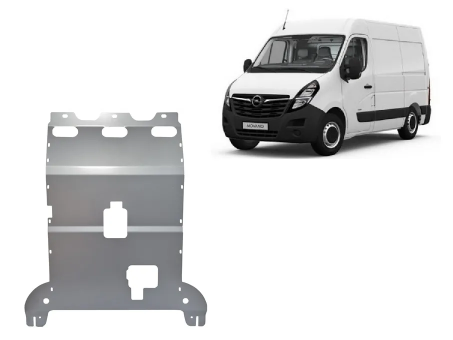 Aluminijska zaštita motora za Opel Movano C  2022-2026