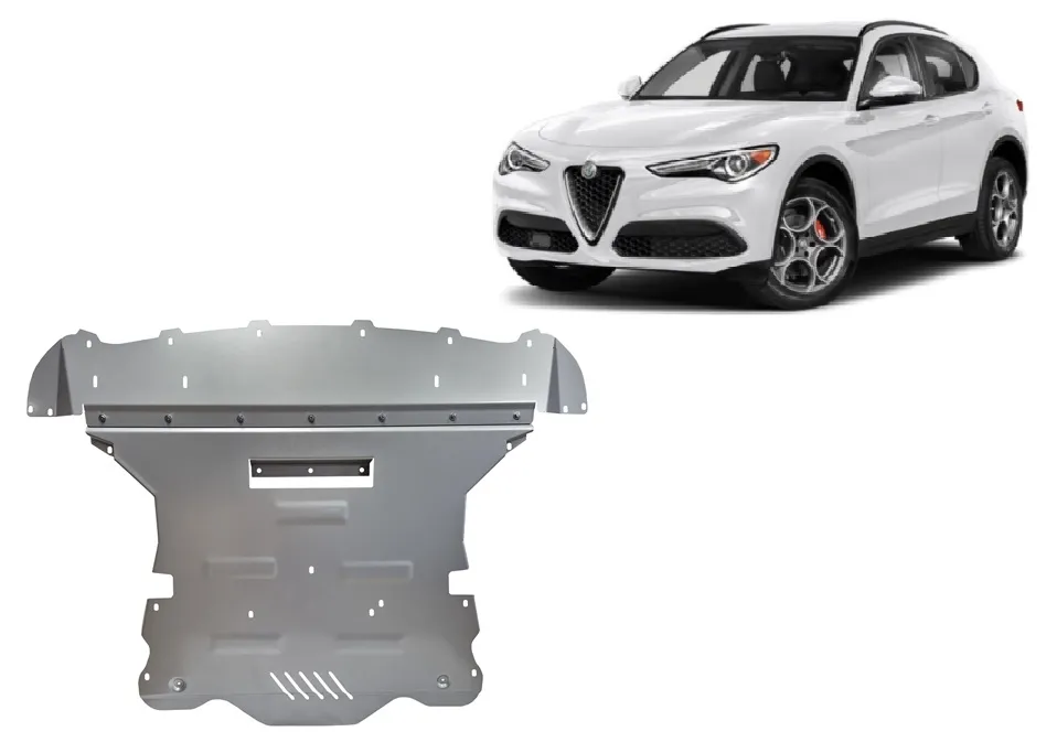 Aluminijska zaštita motora za Alfa Romeo Stelvio 2016-2026