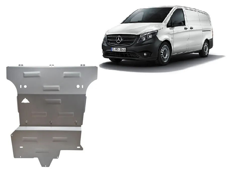 Aluminijska zaštita motora za Mercedes Viano W447, 4x4 2020-2026