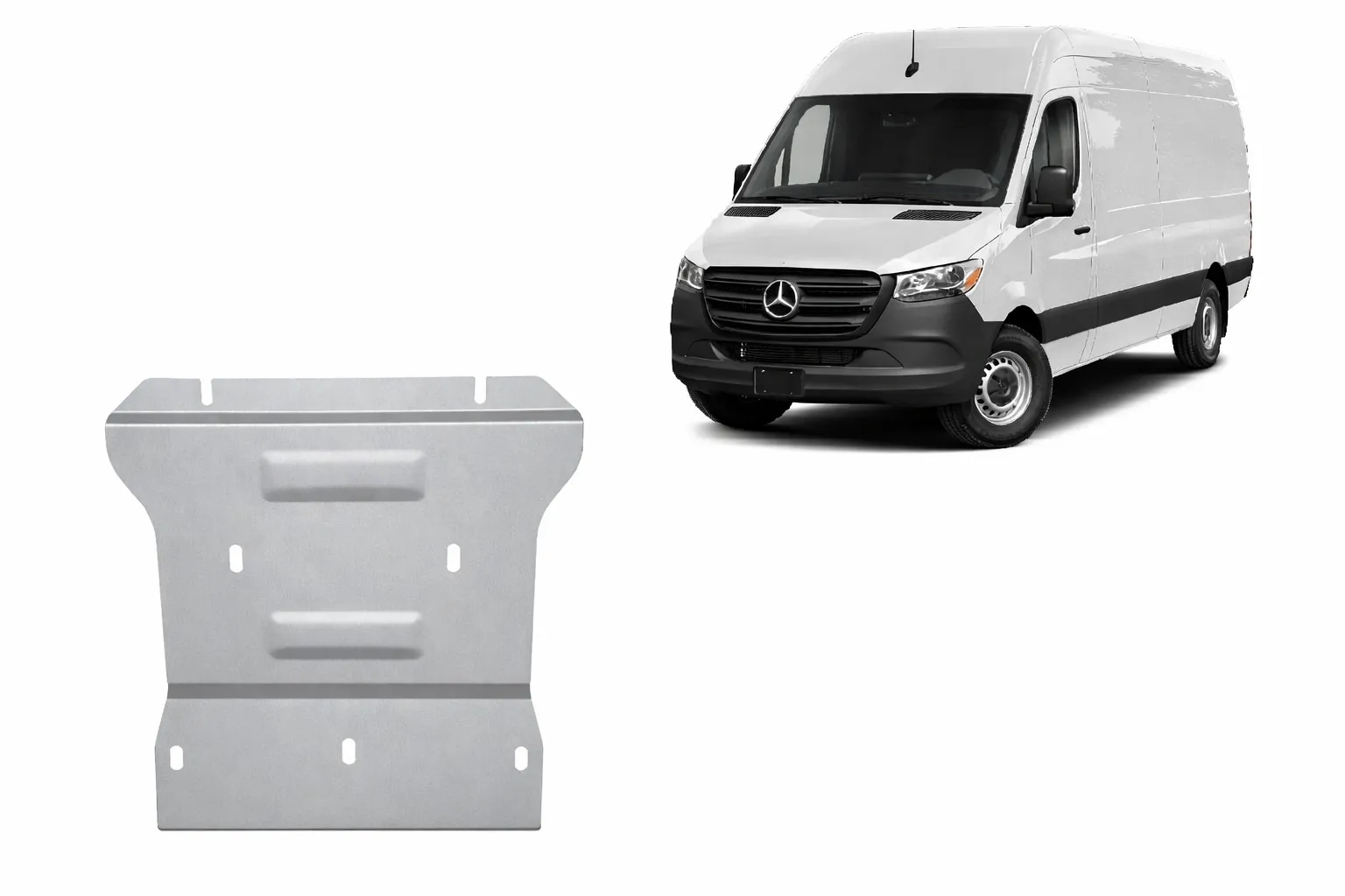 Aluminijska zaštita mjenjača za Mercedes Sprinter 4x4			 2024-2026
