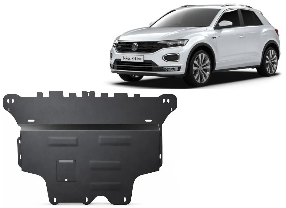 Šuspleh zaštita motora za Volkswagen T-Roc s automatskim mjenjačem			 2017-2026