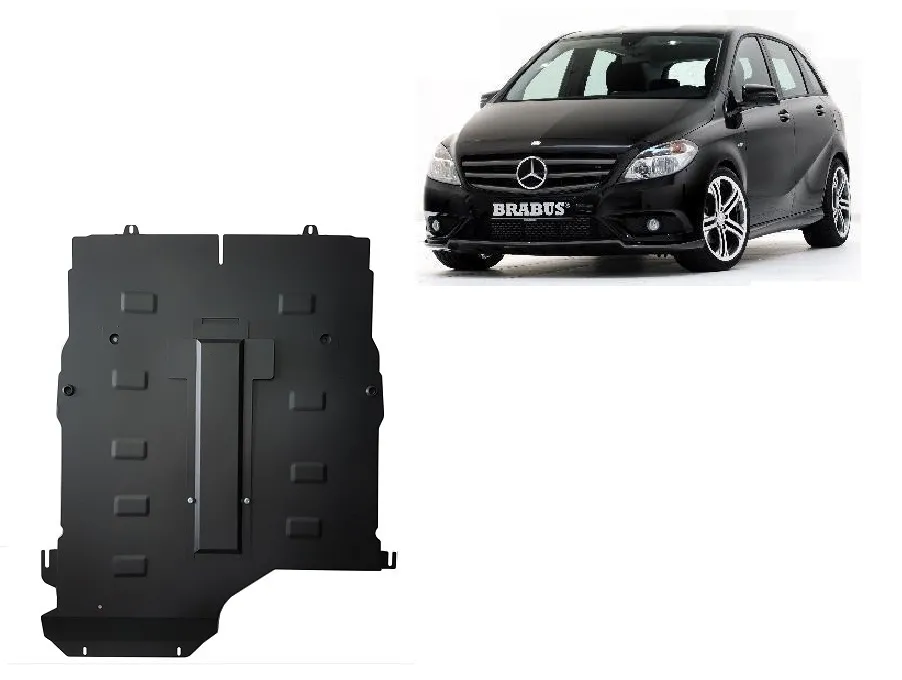 Šuspleh zaštitna ploča motora, mjenjača i diferencijala za Mercedes B-Class	W245 2005-2011