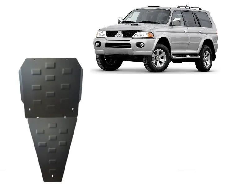 Čelična zaštitna ploča za mjenjač i diferencijal za Mitsubishi Pajero Sport 1			 1998-2007