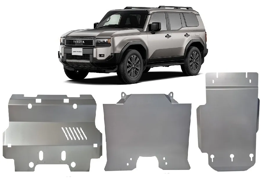 Šuspleh zaštita motora za Toyota Land Cruiser - promotivni paket	aluminij 2024-2026