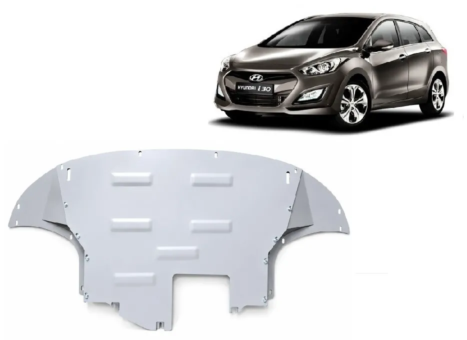 Aluminijska zaštita motora za Hyundai i30			 2017-2026